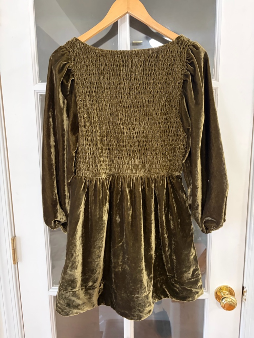 Free People Farrier Velvet Mini Dress - Size S - Picture 9 of 9